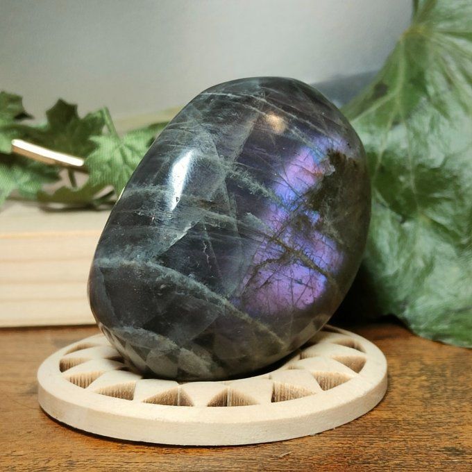 Galet labradorite violet 5*4