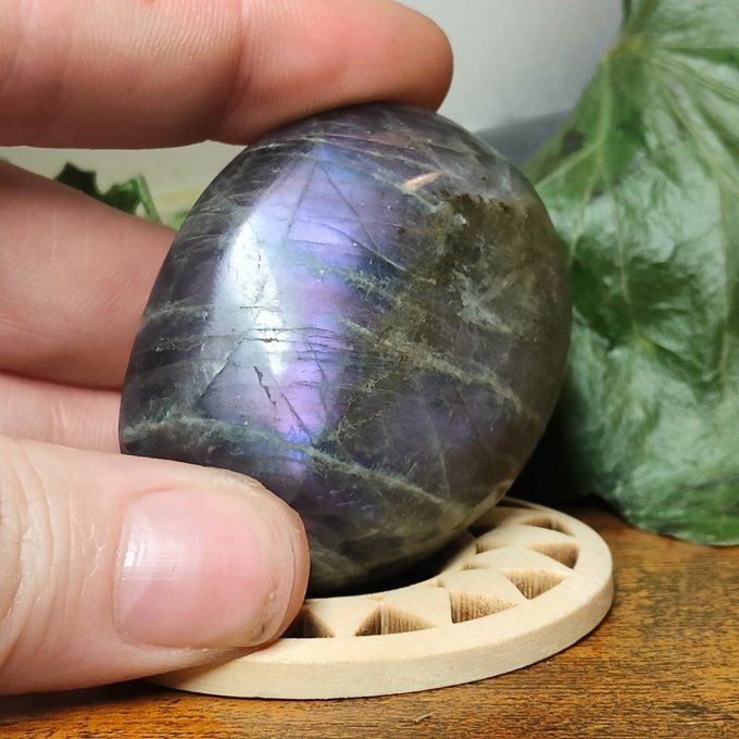 Galet labradorite violet 5*4