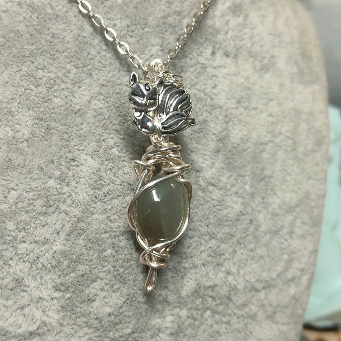 Scapolite jaune -chrysoberyl wernerite ✨ Protection et Apaisement Émotionnel - kitsune