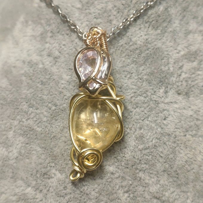 ✨ Citrine ,rose de cristal– Pierre de l'Abondance et de la Prospérité ✨ - Copie