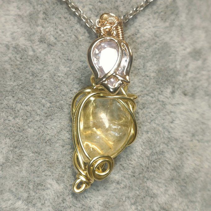 ✨ Citrine ,rose de cristal– Pierre de l'Abondance et de la Prospérité ✨ - Copie