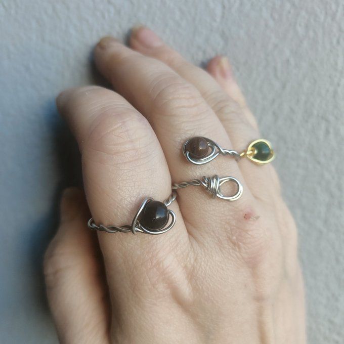 bague ou boucle sur mesure (acompte )