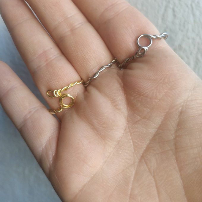 bague ou boucle sur mesure (acompte )