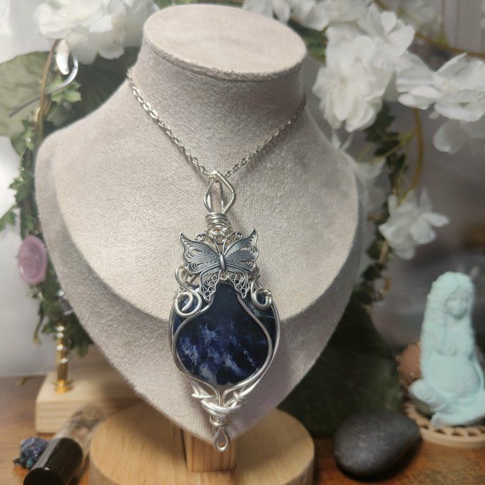 Amulette Sodalite ✨ humilité,courage et communication -promo
