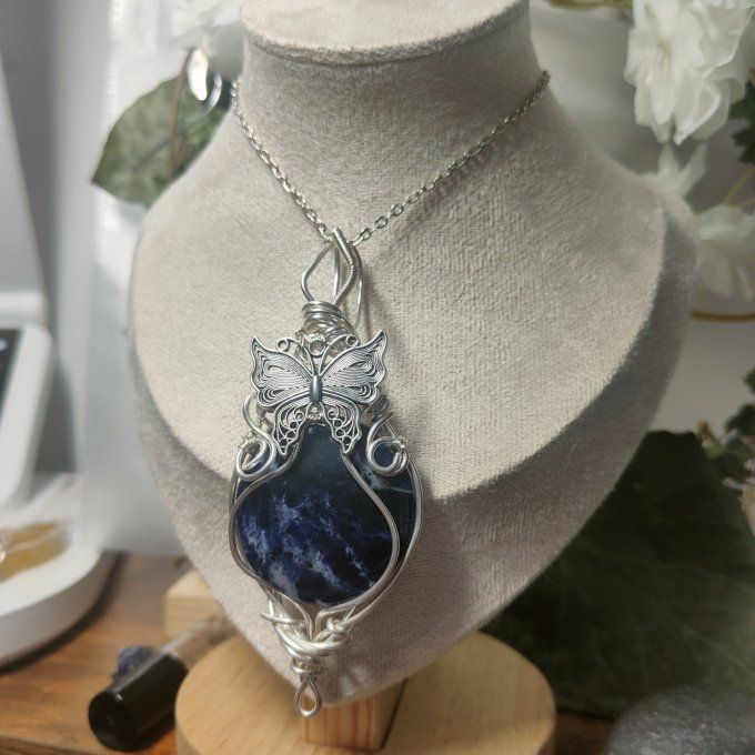 Amulette Sodalite ✨ humilité,courage et communication -promo