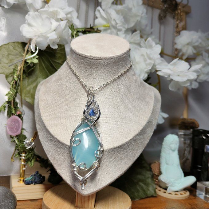  Aqua Calcédoine ✨pierre de l'eau✨