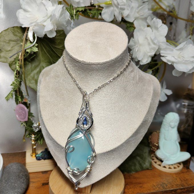  Aqua Calcédoine ✨pierre de l'eau✨