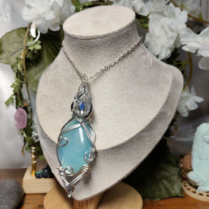  Aqua Calcédoine ✨pierre de l'eau✨