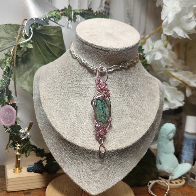 Amulette en Mariposite – Sérénité et Protection contre le Stress
