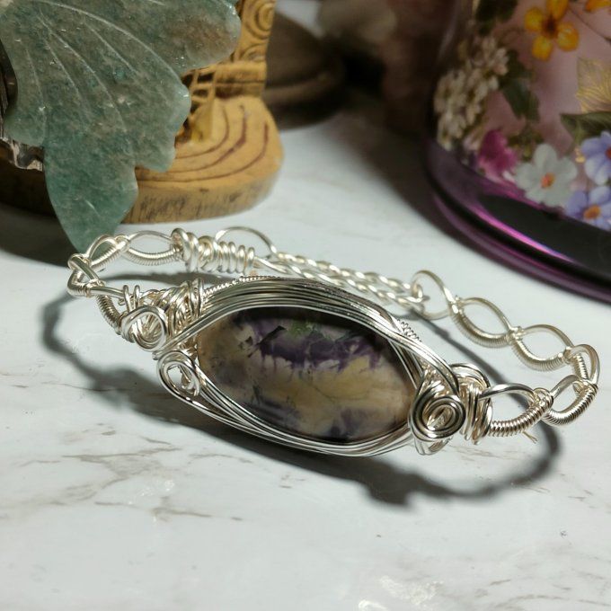 Bracelet torsade -Tiffany 's Stone ✨Sérénité et Harmonie✨ - Copie