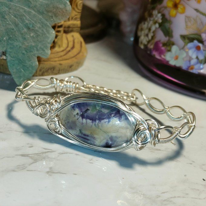 Bracelet torsade -Tiffany 's Stone ✨Sérénité et Harmonie✨ - Copie