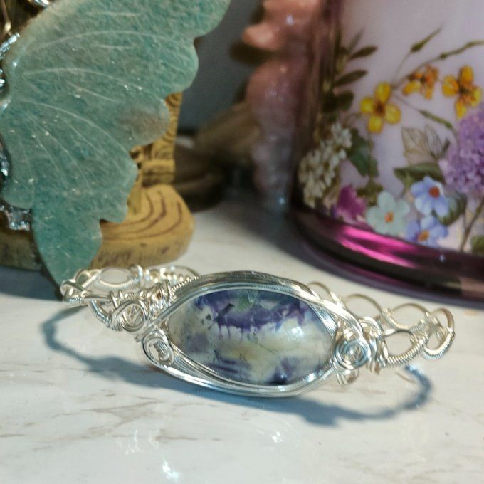 Bracelet torsade -Tiffany 's Stone ✨Sérénité et Harmonie✨ - Copie
