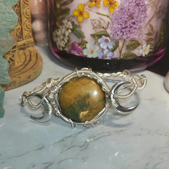 La Nellite✨ Lionskin ✨Pietersite doré  - Copie