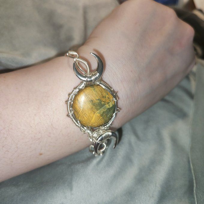 La Nellite✨ Lionskin ✨Pietersite doré  - Copie