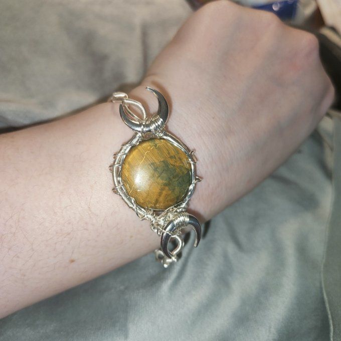 La Nellite✨ Lionskin ✨Pietersite doré  - Copie
