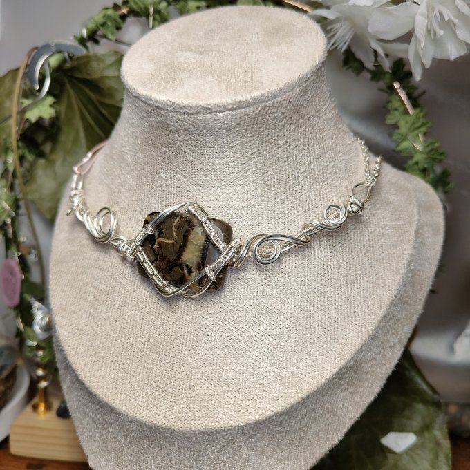 Collier modulable Charms septaria ✨