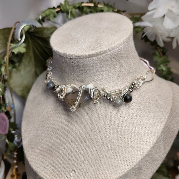 collier modulable Charms- Nuage de magie :Protection des Empathes 