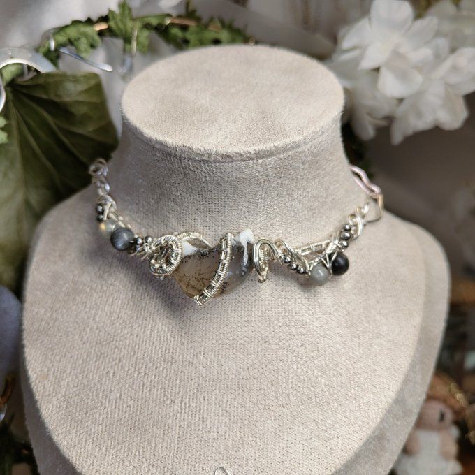 collier modulable Charms- Nuage de magie :Protection des Empathes 