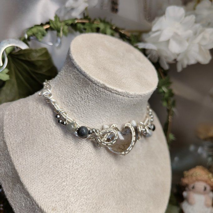collier modulable Charms- Nuage de magie :Protection des Empathes 
