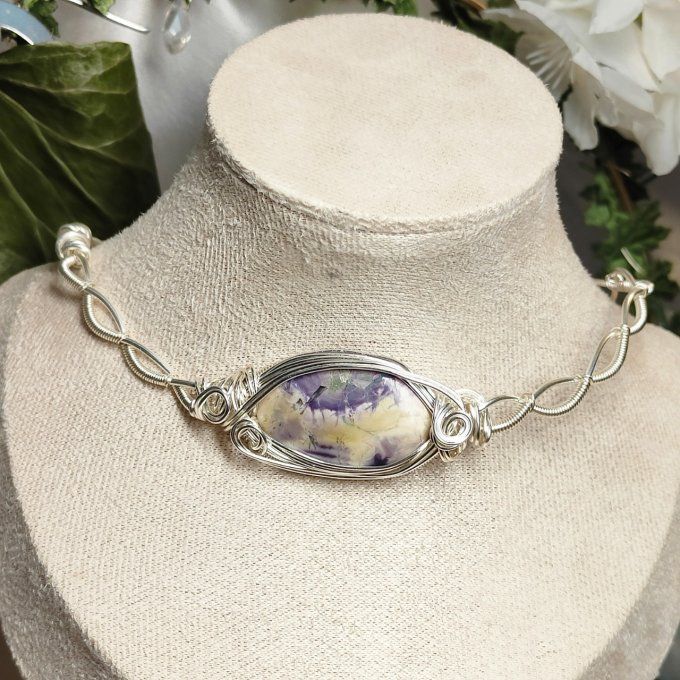 Bracelet torsade -Tiffany 's Stone ✨Sérénité et Harmonie✨ - Copie