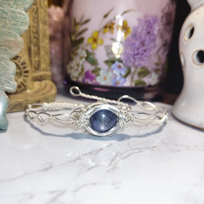 Bracelet torsade Rubis  ✨ la reine des pierres