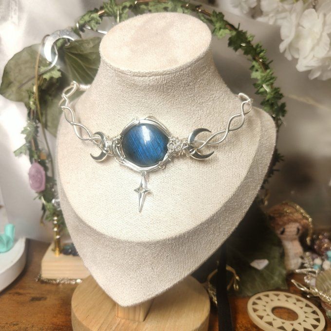 Bracelet Torsade Labradorite ✨ modulable 