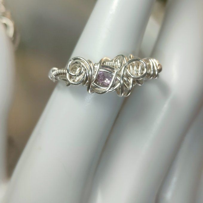 Bague Alexandrite Ajustable Courrone ✨Équilibre, Renouveau et Force Mentale