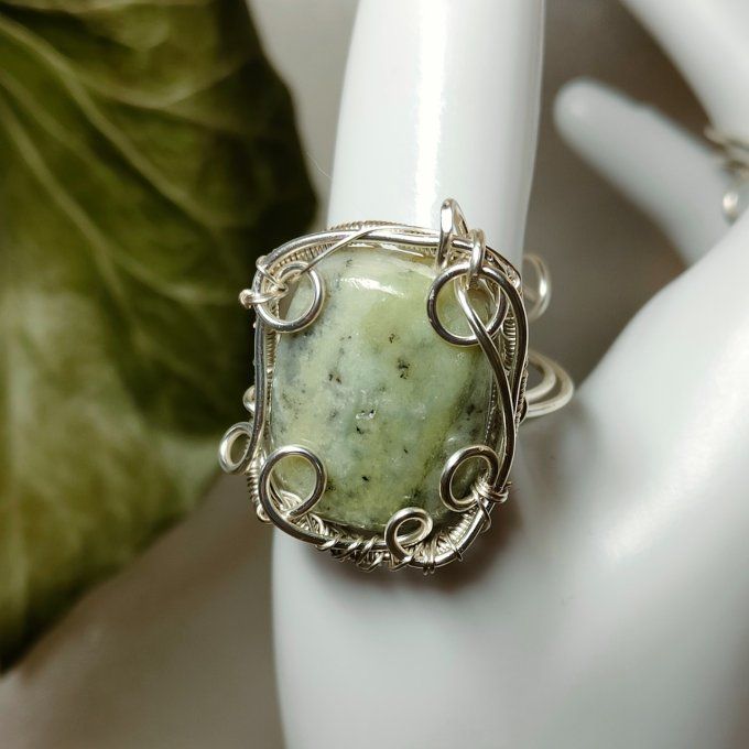  Kämmerite ,Bague Marquise ajustable– ✨Pierre de Libération Spirituelle✨ 