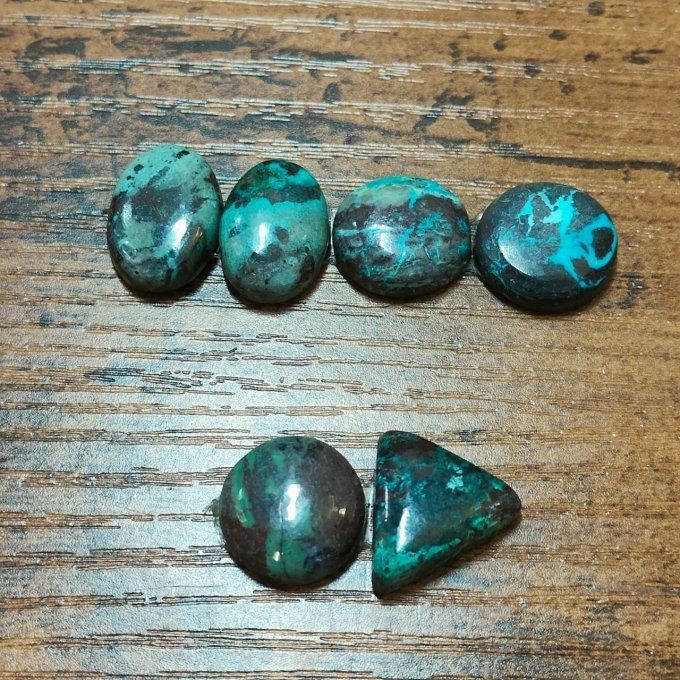 Tenorite d'Arizona chrysocolle 