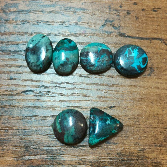 Tenorite d'Arizona chrysocolle 