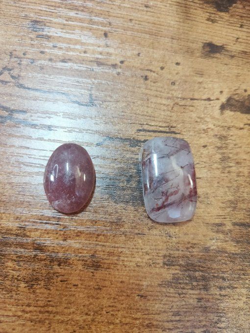 Quartz fraise Hematoide 