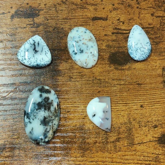 Opale dendritique, merlinite