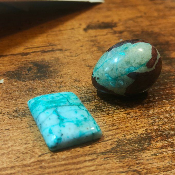 Pierre du phénix chrysocolle 