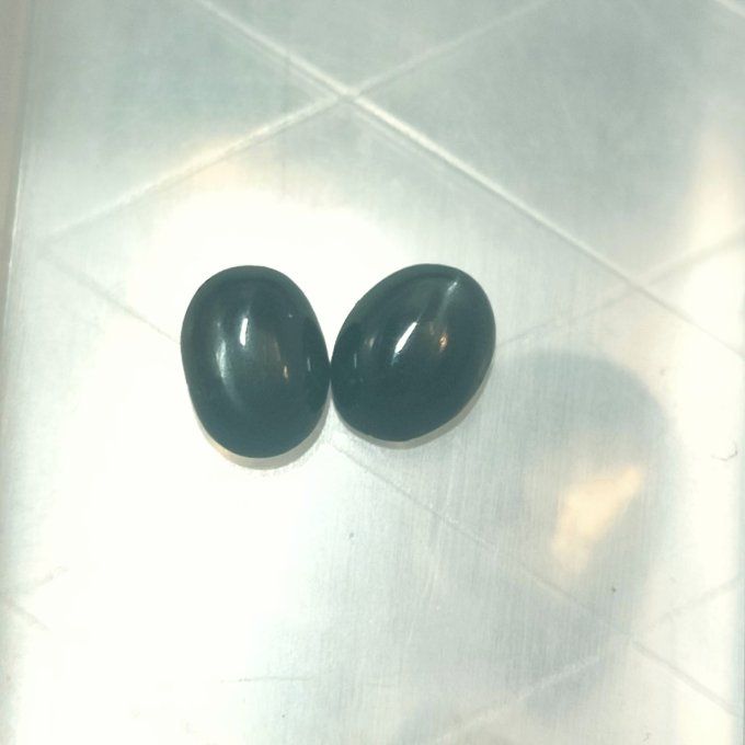 Diopside black star 10 mm