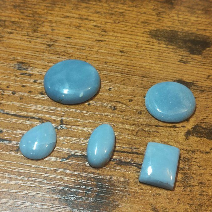 Angélite bleu (anhydrite)
