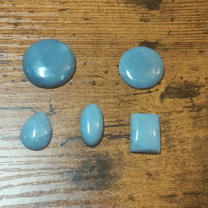 Angélite bleu (anhydrite)