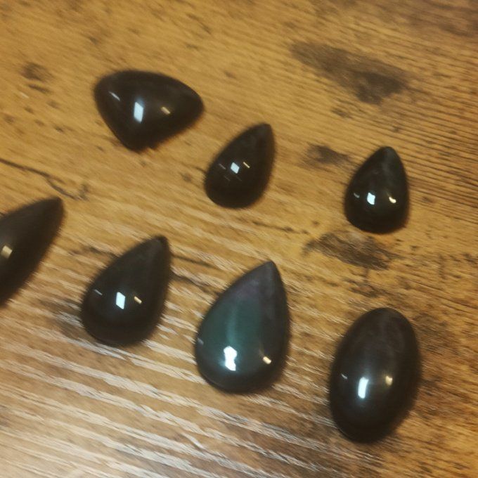Obsidienne Oeil céleste ( rainbow et cuivre ) 