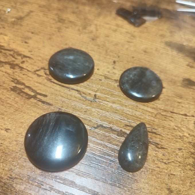Obsidienne argent ( Sheen)