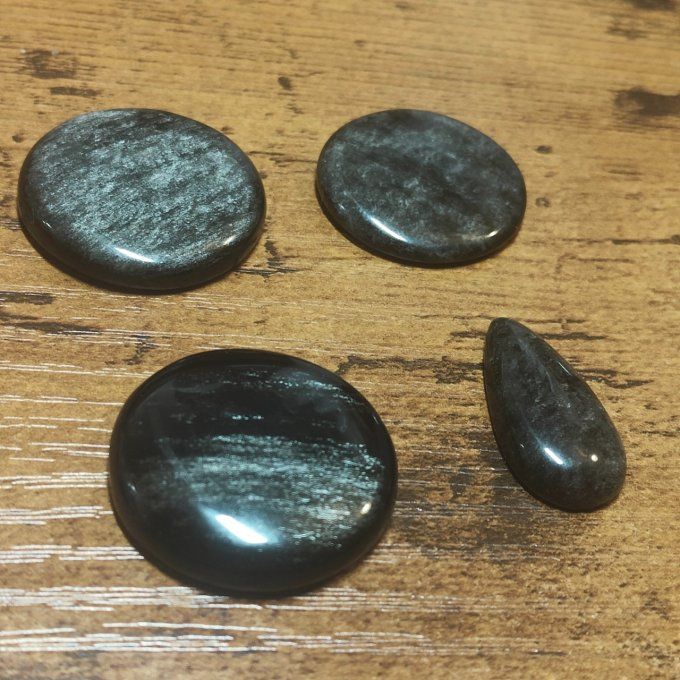 Obsidienne argent ( Sheen)