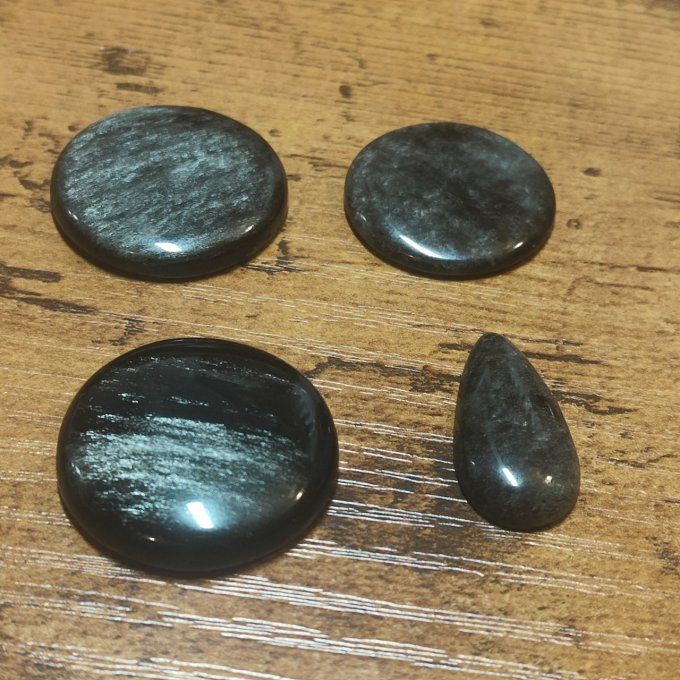 Obsidienne argent ( Sheen)