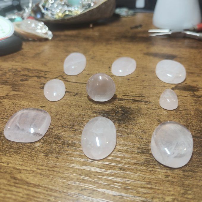 Quartz Rose dont une etoilé