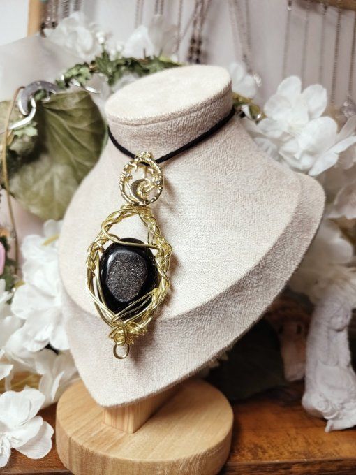  Onyx  Noire Druzy  