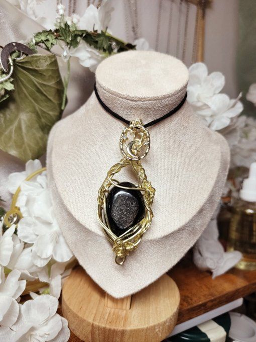  Onyx  Noire Druzy  