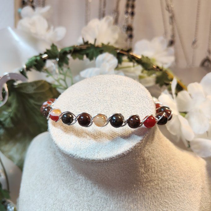Bracelet Autumn :protection de l'hypersensible  - 6mm