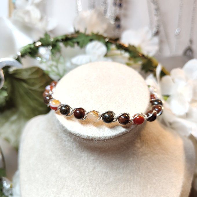 Bracelet Autumn :protection de l'hypersensible  - 6mm