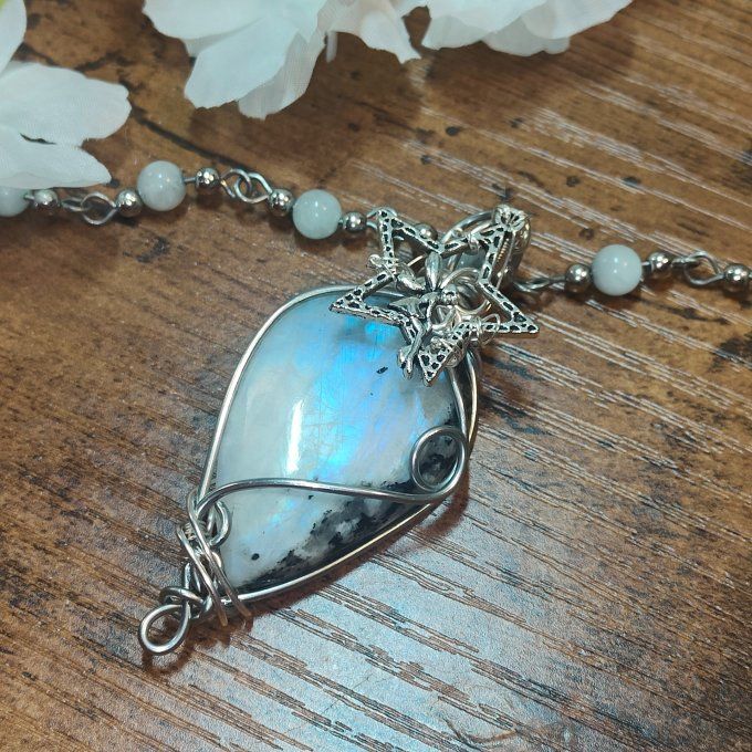 Collier Elfique Faery Ice✨ douceur des Empathes 