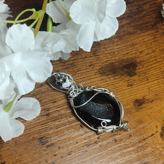  Onyx Noire Druzy 