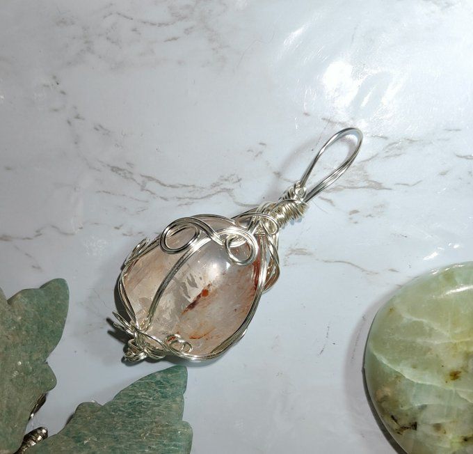 Quartz Hematoide, pomme poison .