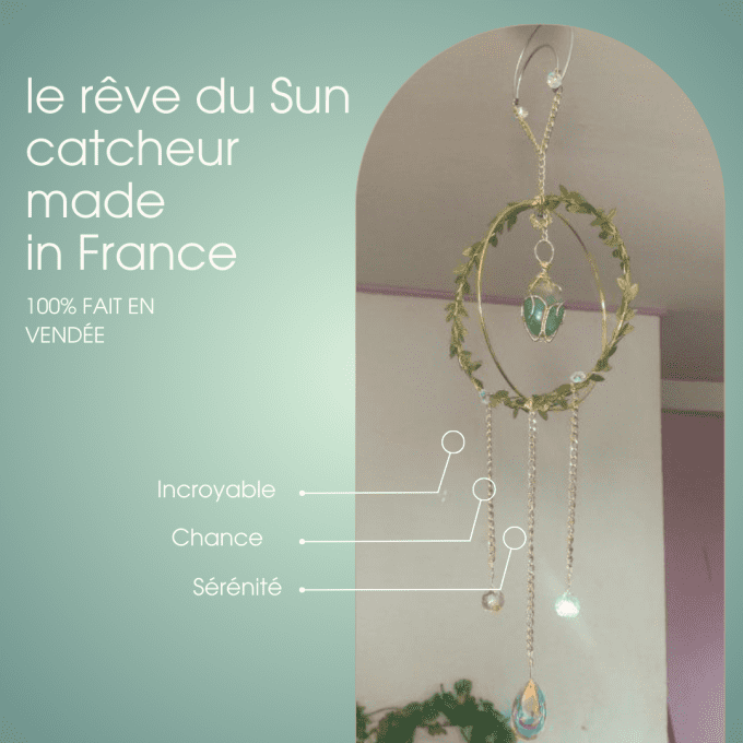Sun catcher Nymphéa✨ Protection, Clarté et Harmonie pour Votre Espace ✨