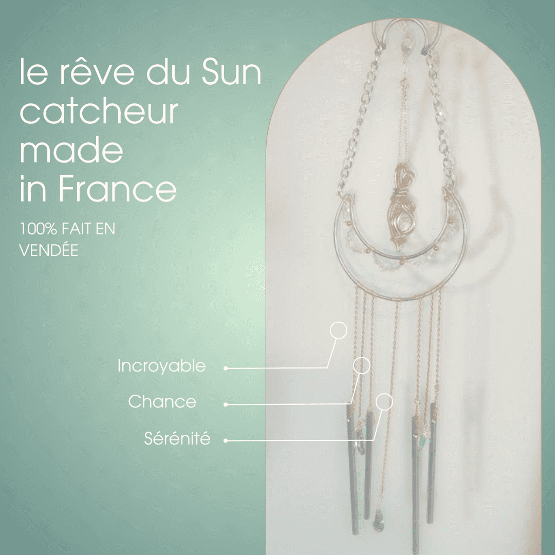 Sun catcher  Bijou de Lune ✨– Élégance, Douceur et Protection ✨